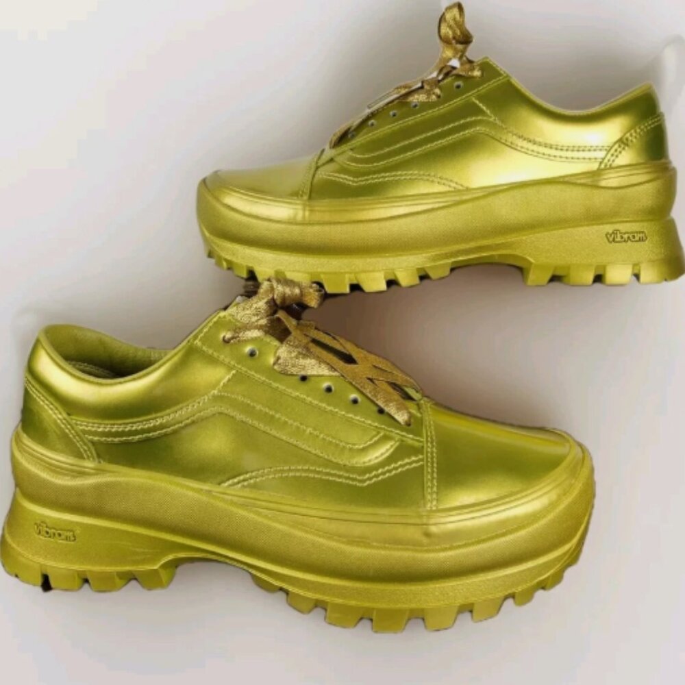 Vans Collina Strada Old Skool Vibram DX Shoes Gold Women 6